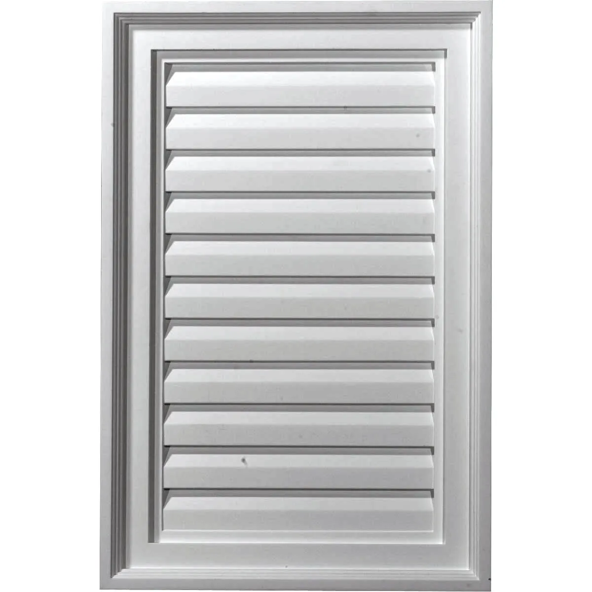 16'W x 18'H Rectangle Urethane Gable Vent Louver, Non-Functional