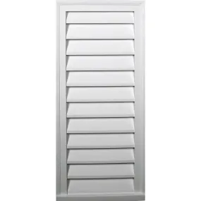 16'W x 26'H Rectangle Urethane Gable Vent Louver, Non-Functional