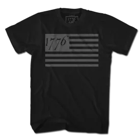 1776 Flag Tee - Blacked Out (LIMITED)