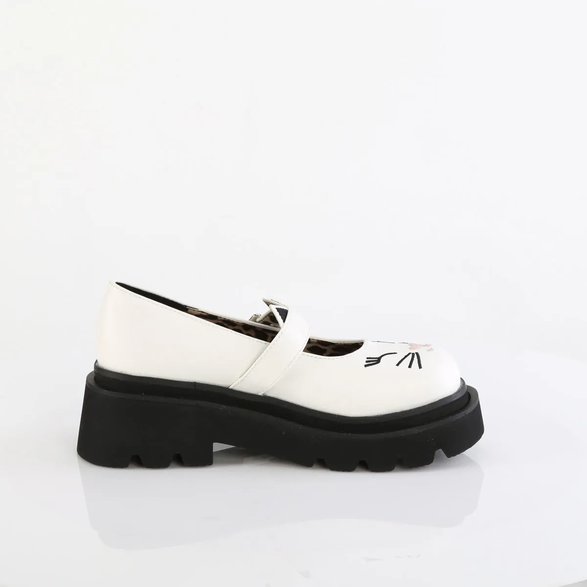 2 Inch Platform RENEGADE-56 White Pu