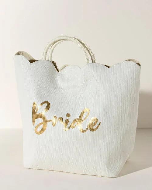 2023 Shiraleah Bride Scalloped Edge Tote - 01-02-111