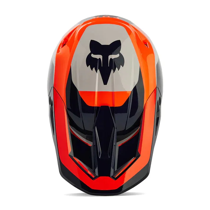 24 FOX YOUTH V1 NITRO HELMET FLO ORANGE