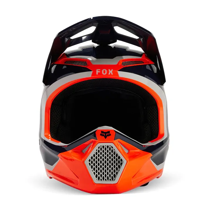 24 FOX YOUTH V1 NITRO HELMET FLO ORANGE