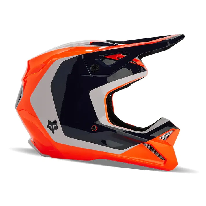 24 FOX YOUTH V1 NITRO HELMET FLO ORANGE