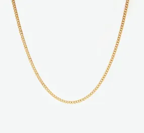 2mm Cuban Chain | Gold