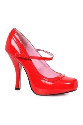 423-BABYDOLL Costume Pump | Red Patent