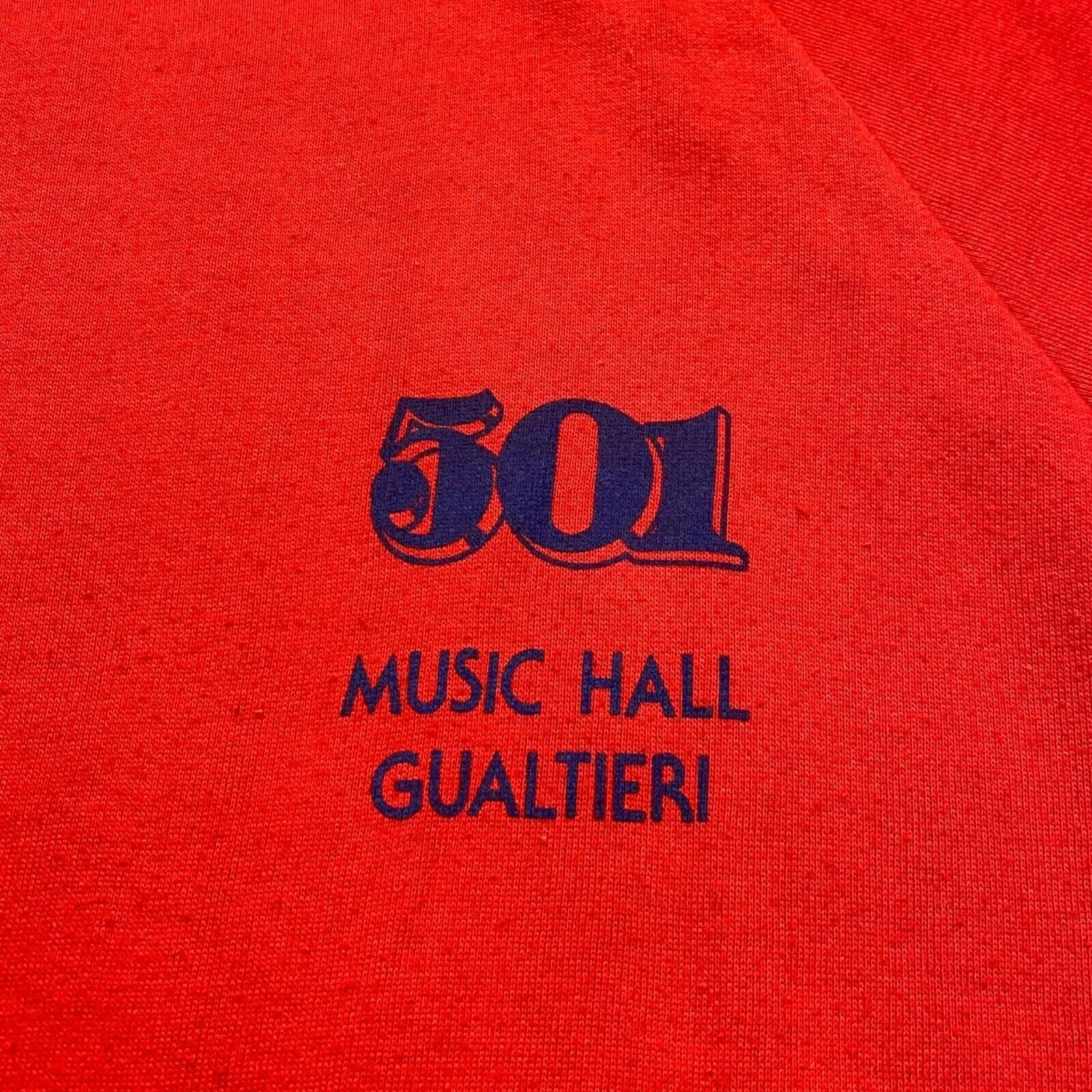 501 Music Hall Gualtieri Roller Dance Sweatshirt | Vintage 90s Jumper Red VTG