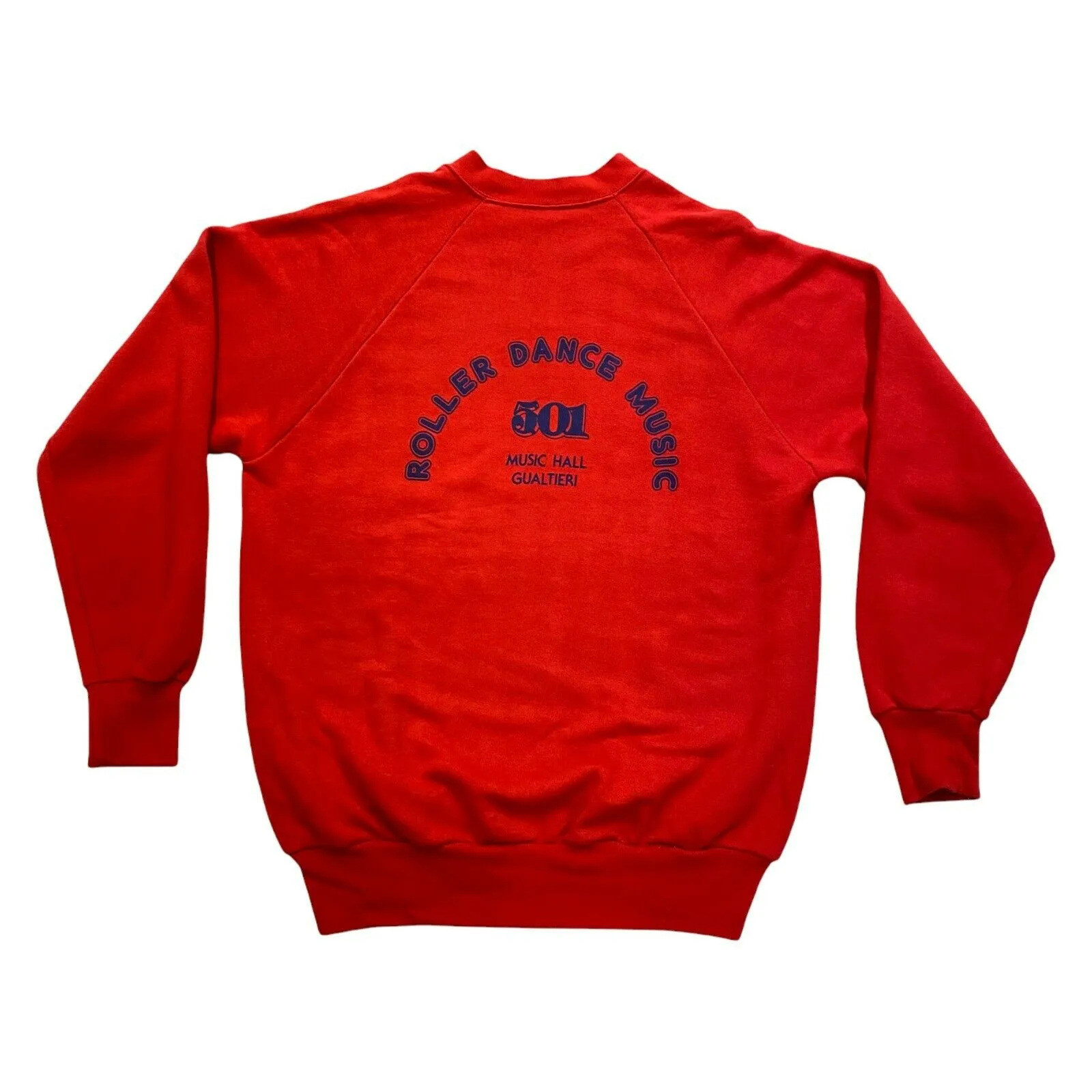 501 Music Hall Gualtieri Roller Dance Sweatshirt | Vintage 90s Jumper Red VTG