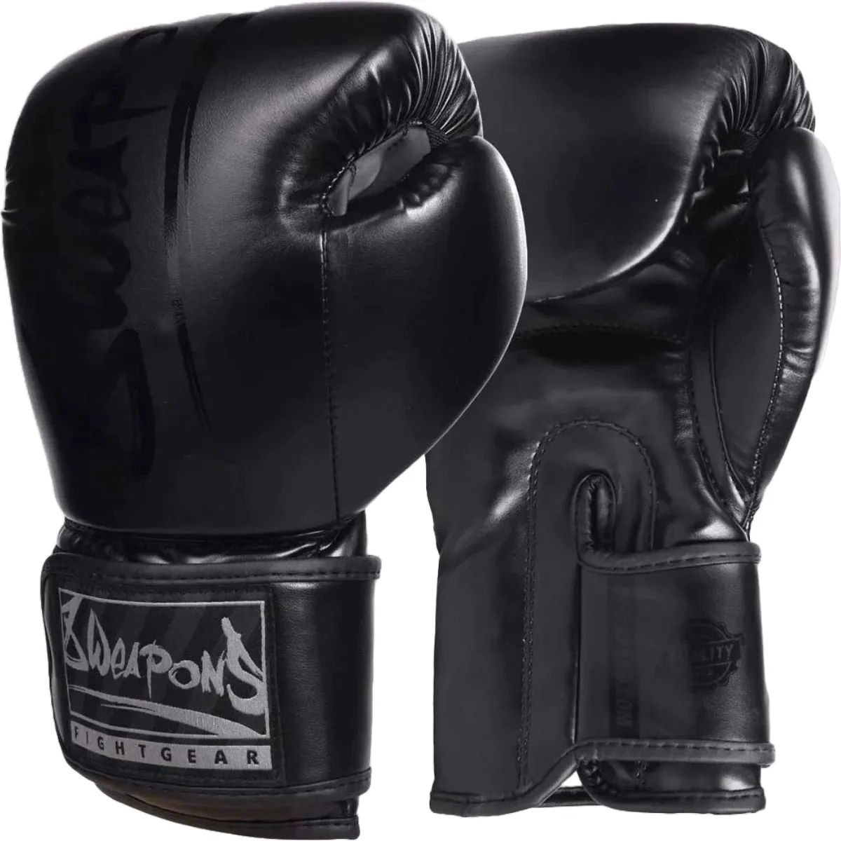 8 Weapons Unlimited Boxing Gloves Black/Black