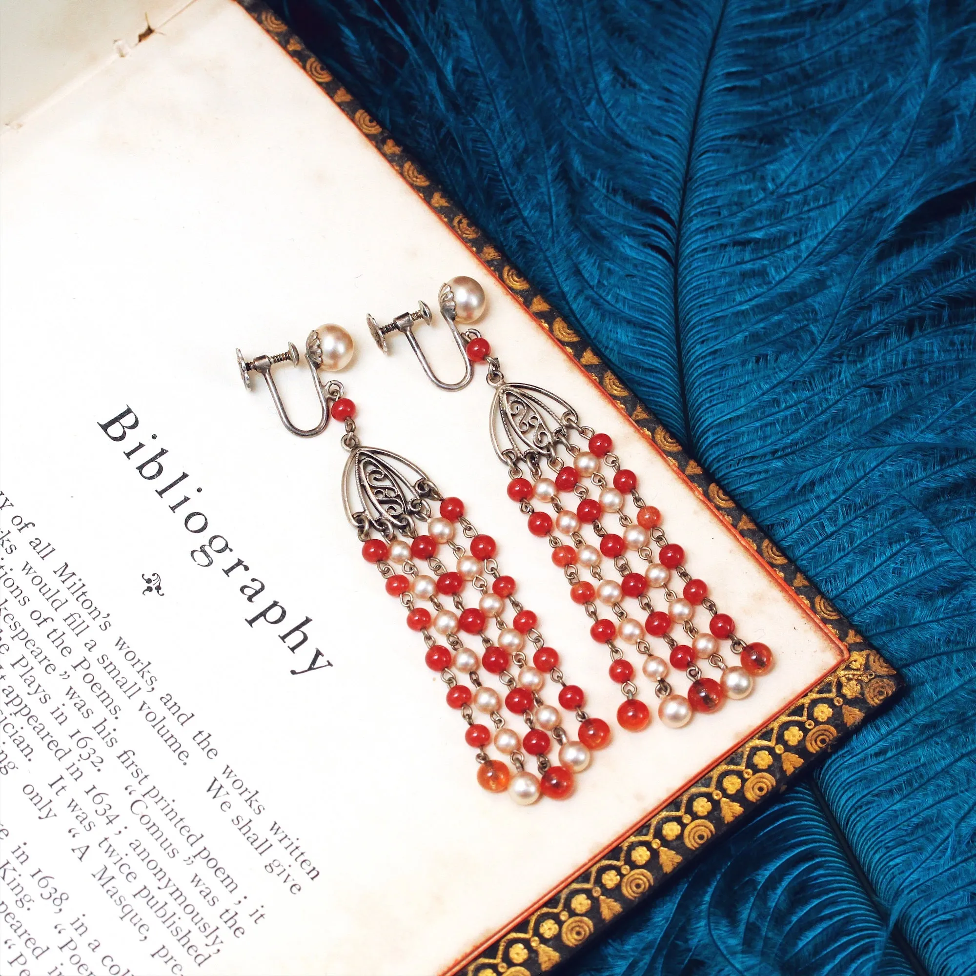 A Delightful Pair of Louis Rousselet Drop Earrings