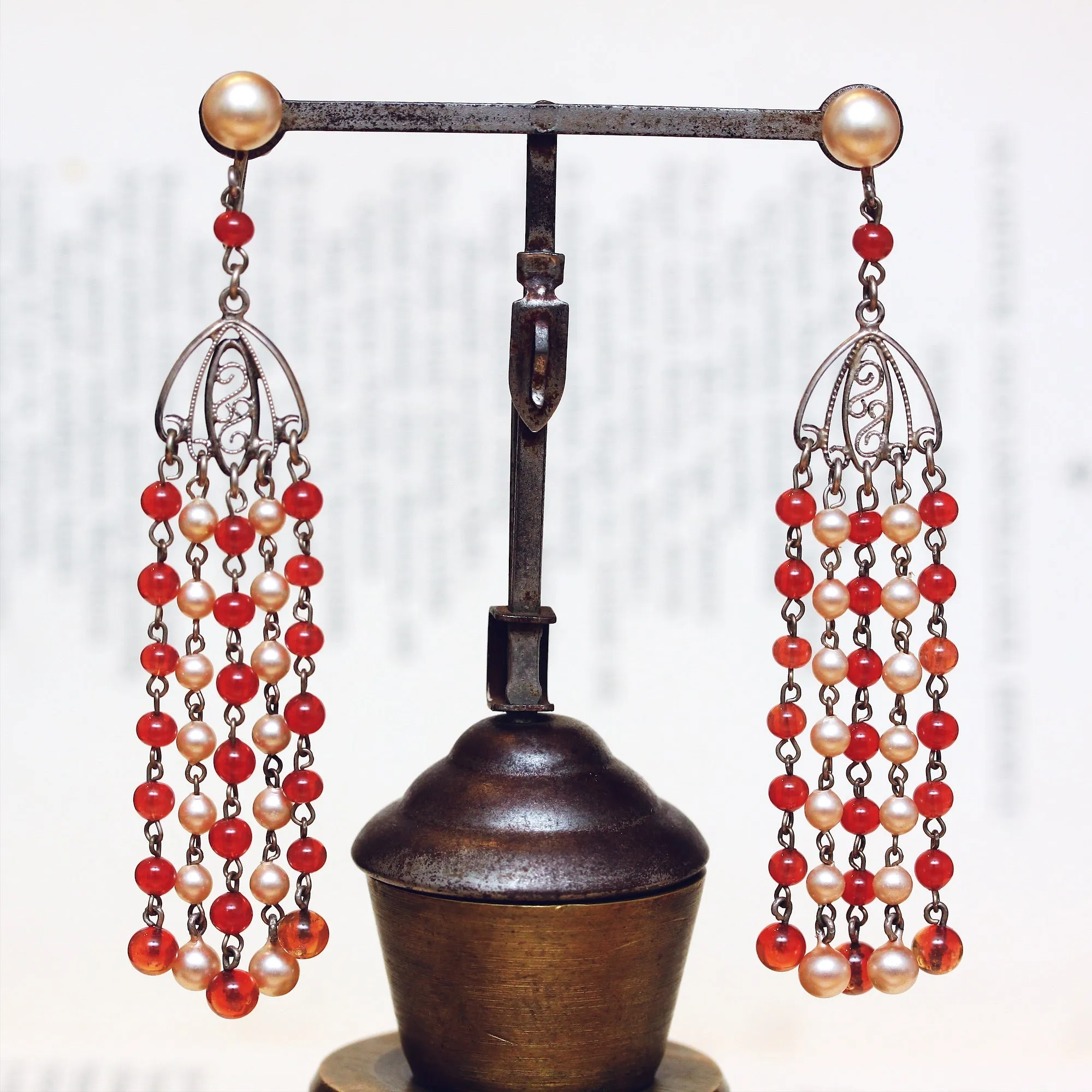 A Delightful Pair of Louis Rousselet Drop Earrings