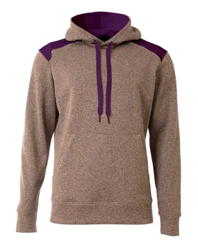 A4 N4093 Tourney Fleece Hoodie - Heather Purple