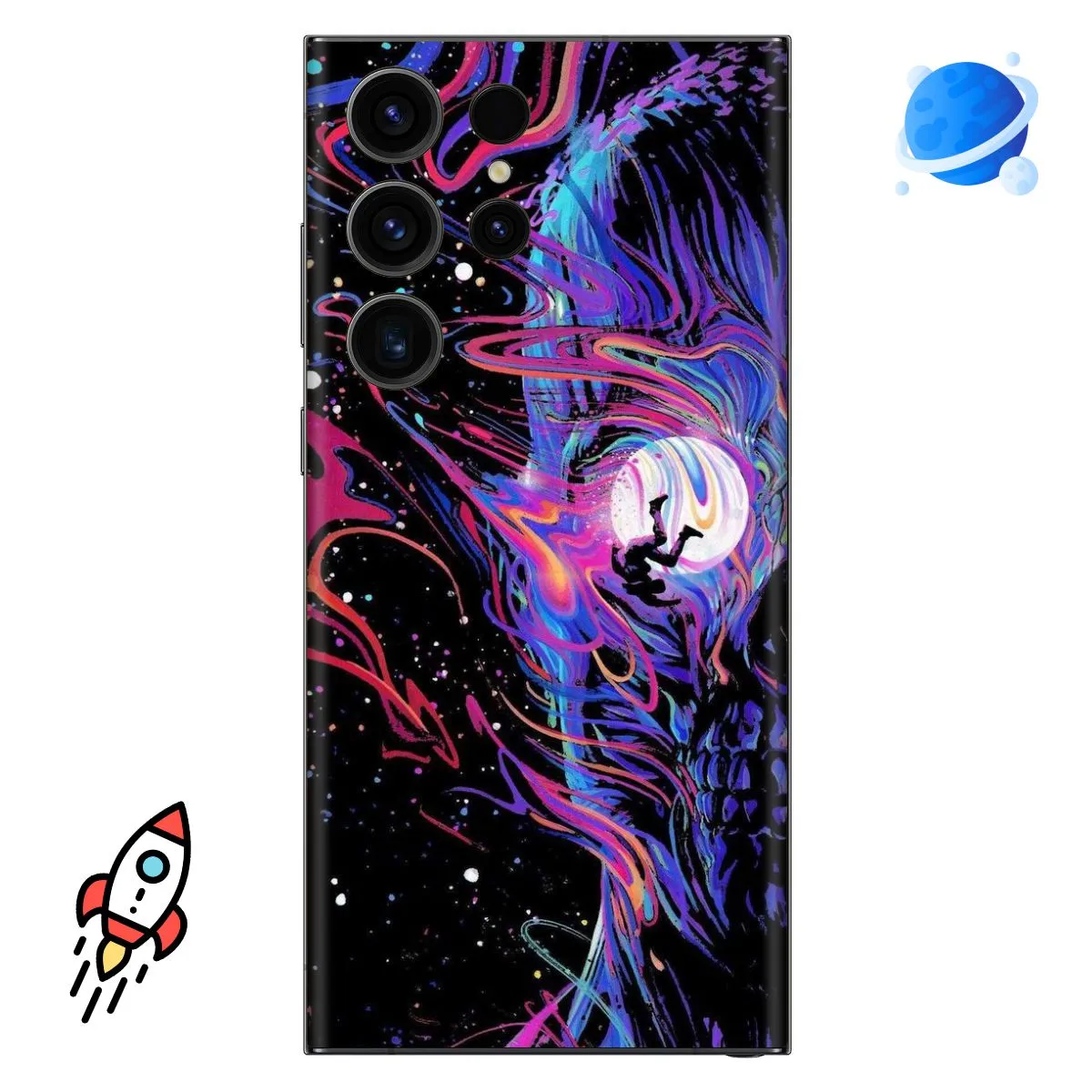 Abstract Galaxy Mobile Skin