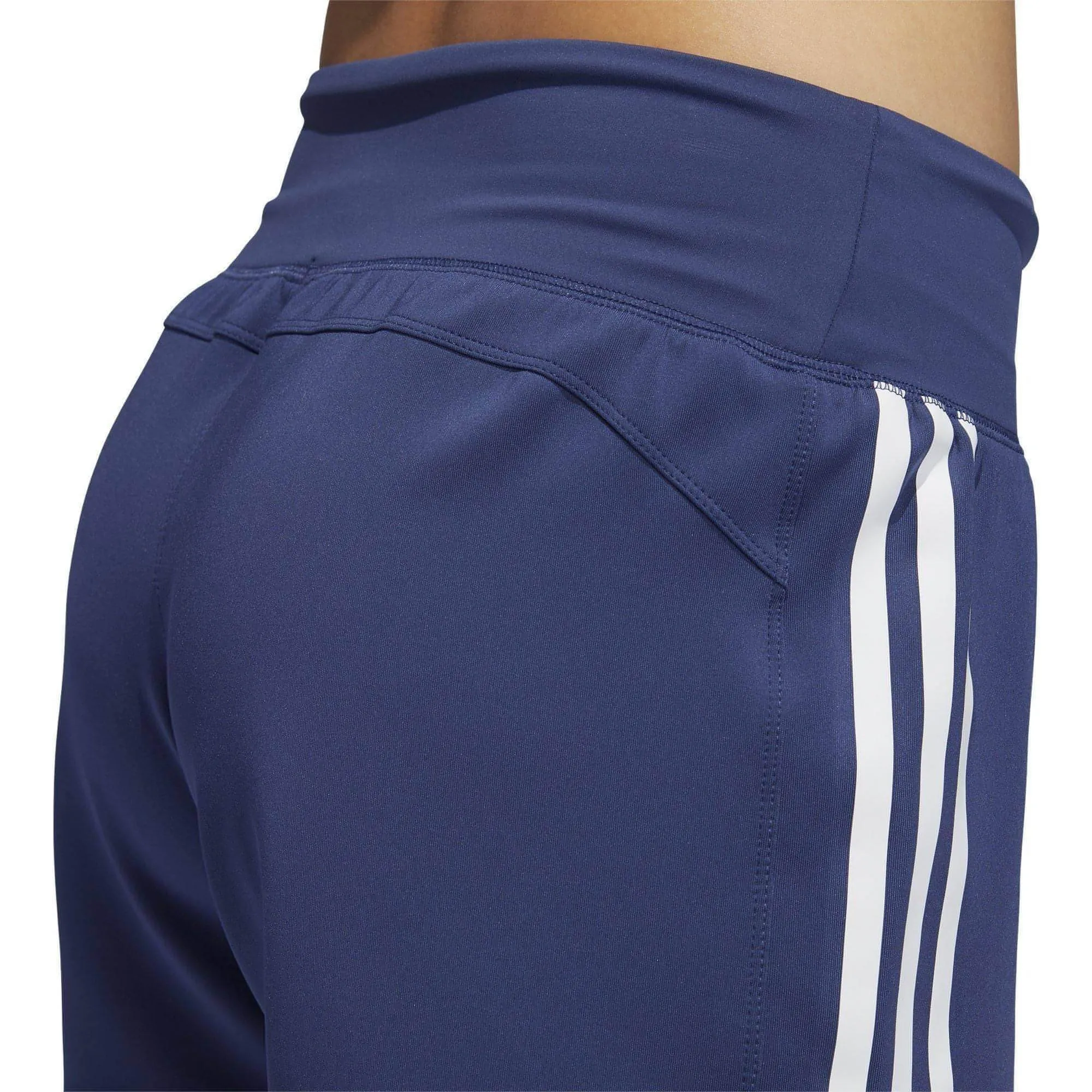 adidas 3 Stripes Woven Womens Training Shorts - Blue