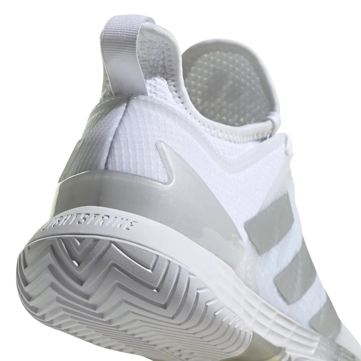 adidas Adizero Ubersonic 4 Women's Tennis Shoe (White/Silver/Grey)