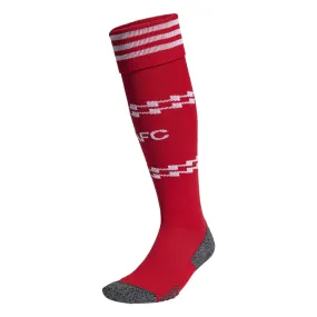 adidas Arsenal FC Official 2022/23 Home Socks - Adult - Scarlet