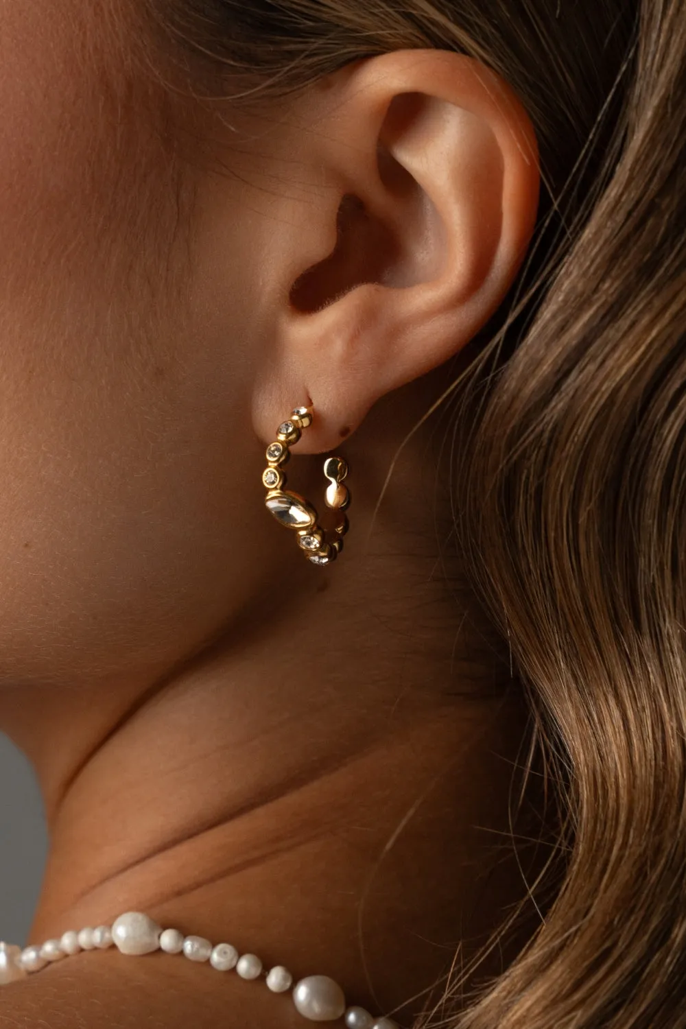 Adorn Hoops 14K Gold Plated