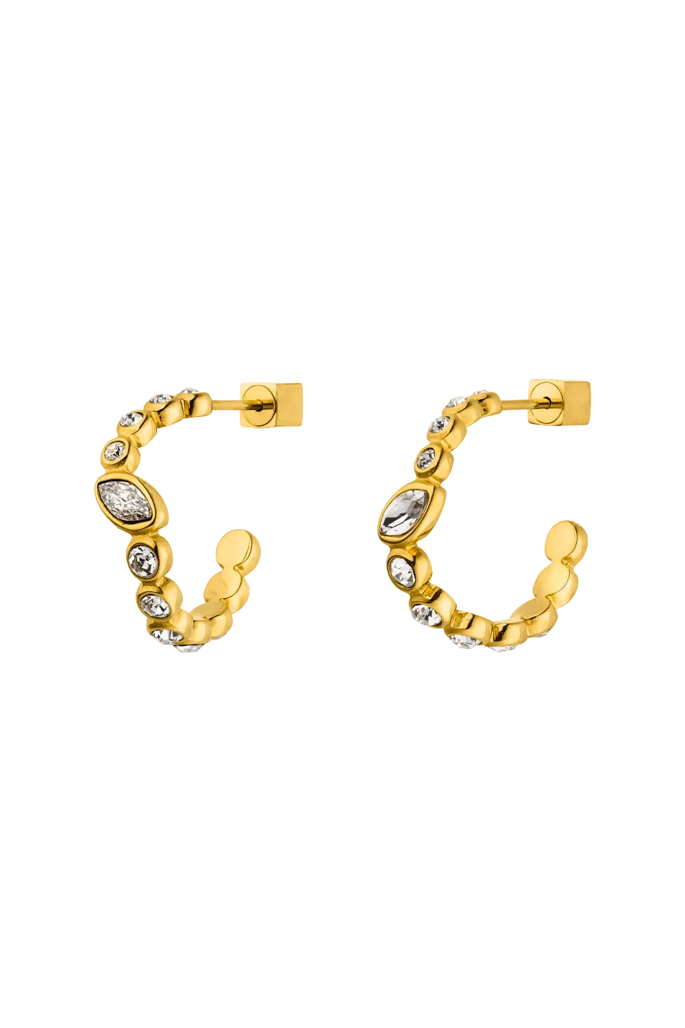 Adorn Hoops 14K Gold Plated