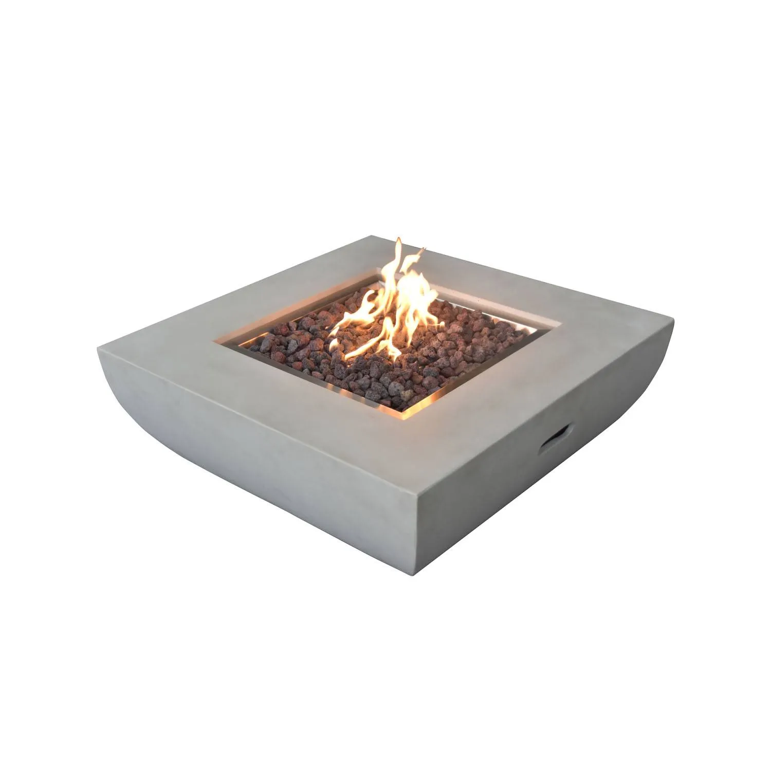 Agung Concrete Lava Stone Fire Table – Propane