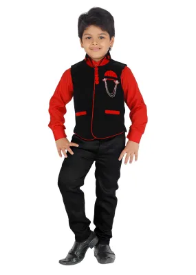 Ahhaaaa Kids Waistcoat Suit Set Indian Dress for Boys