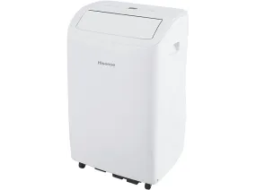 Aire acondicionado portátil - Hisense APC09QC, 2236 fg/h, 3 velocidades, Deshumidificador, Super Cool, Mando a distancia, Kit Ventana, Wi-Fi, Blanco