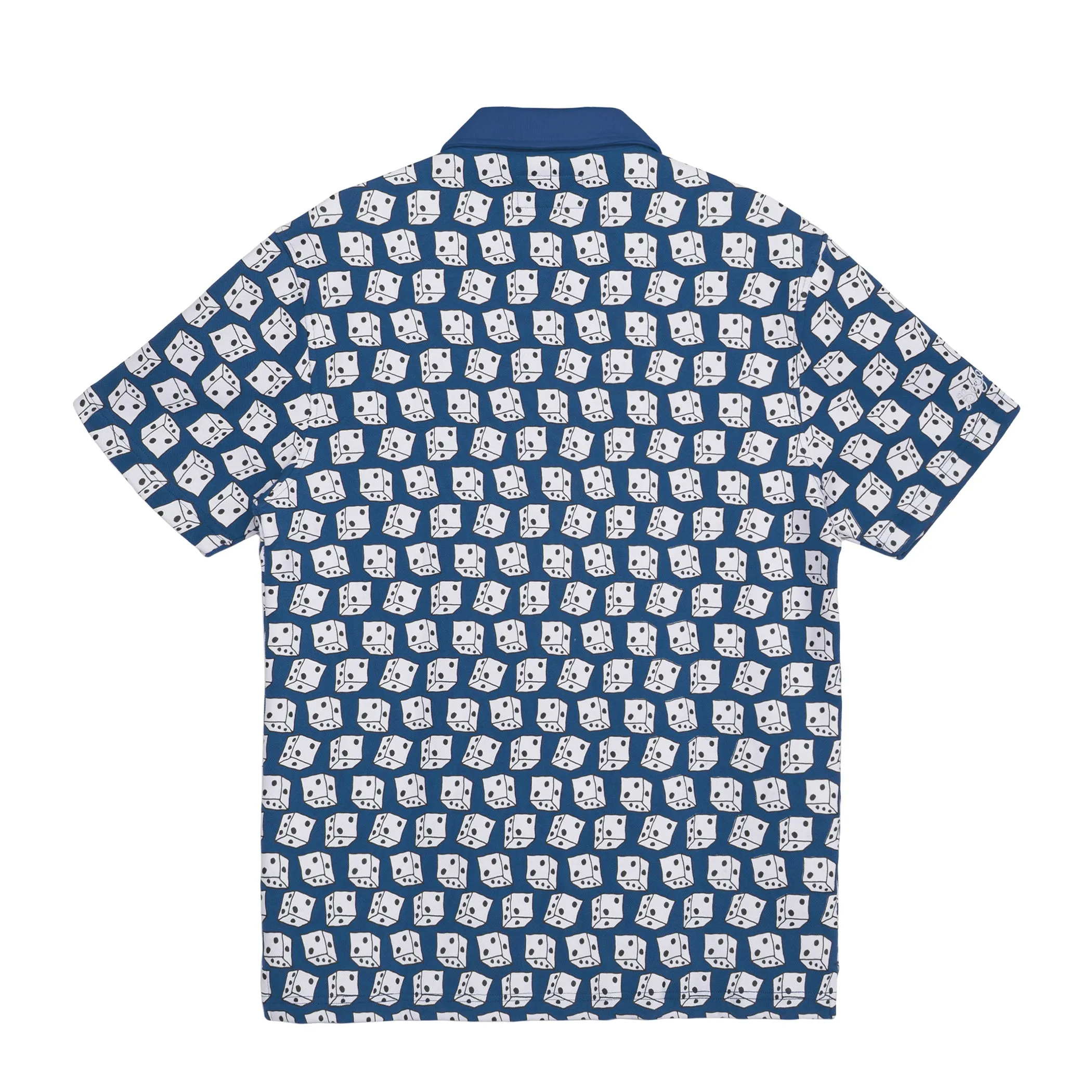 All-Over Dice Polo - Blue