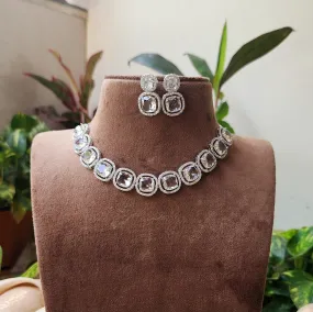 American Diamond Necklace Set Online