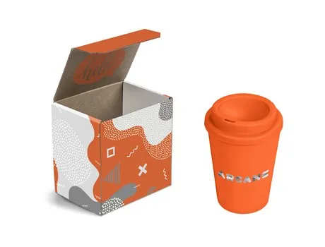 Americana Tumbler in Megan Custom Gift Box - Orange (GF-AM-781-B-O)