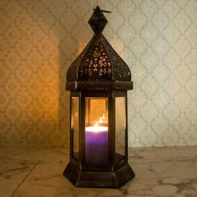 Antique Moroccan Style Candle Lantern Holder