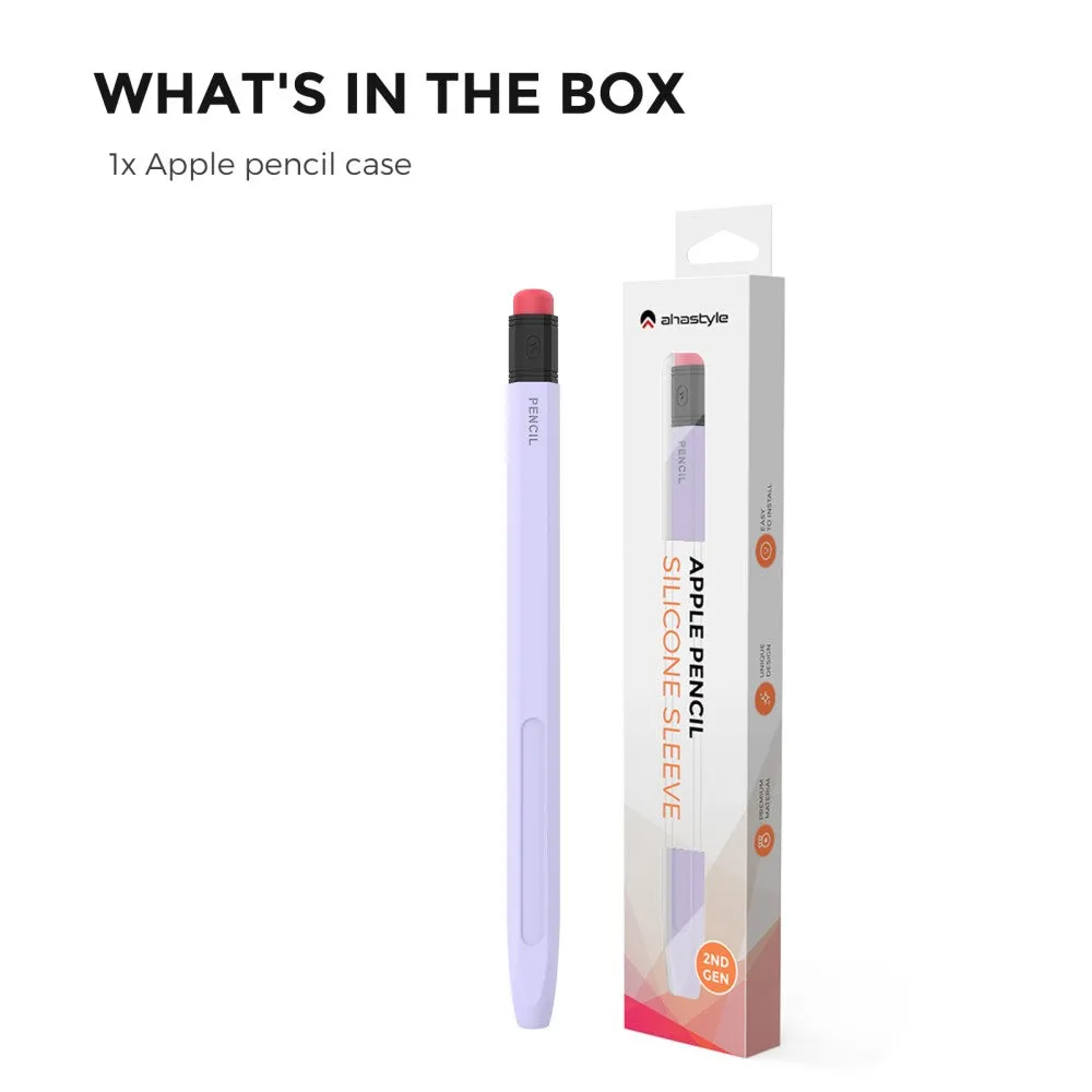 Apple Pencil 2 Gen. Silikone Blyant Cover - Lilla