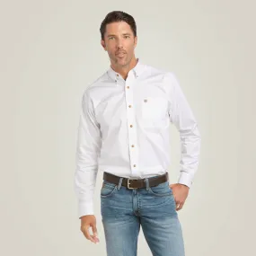 Ariat Solid Twill Fitted Shirt Style 10034230