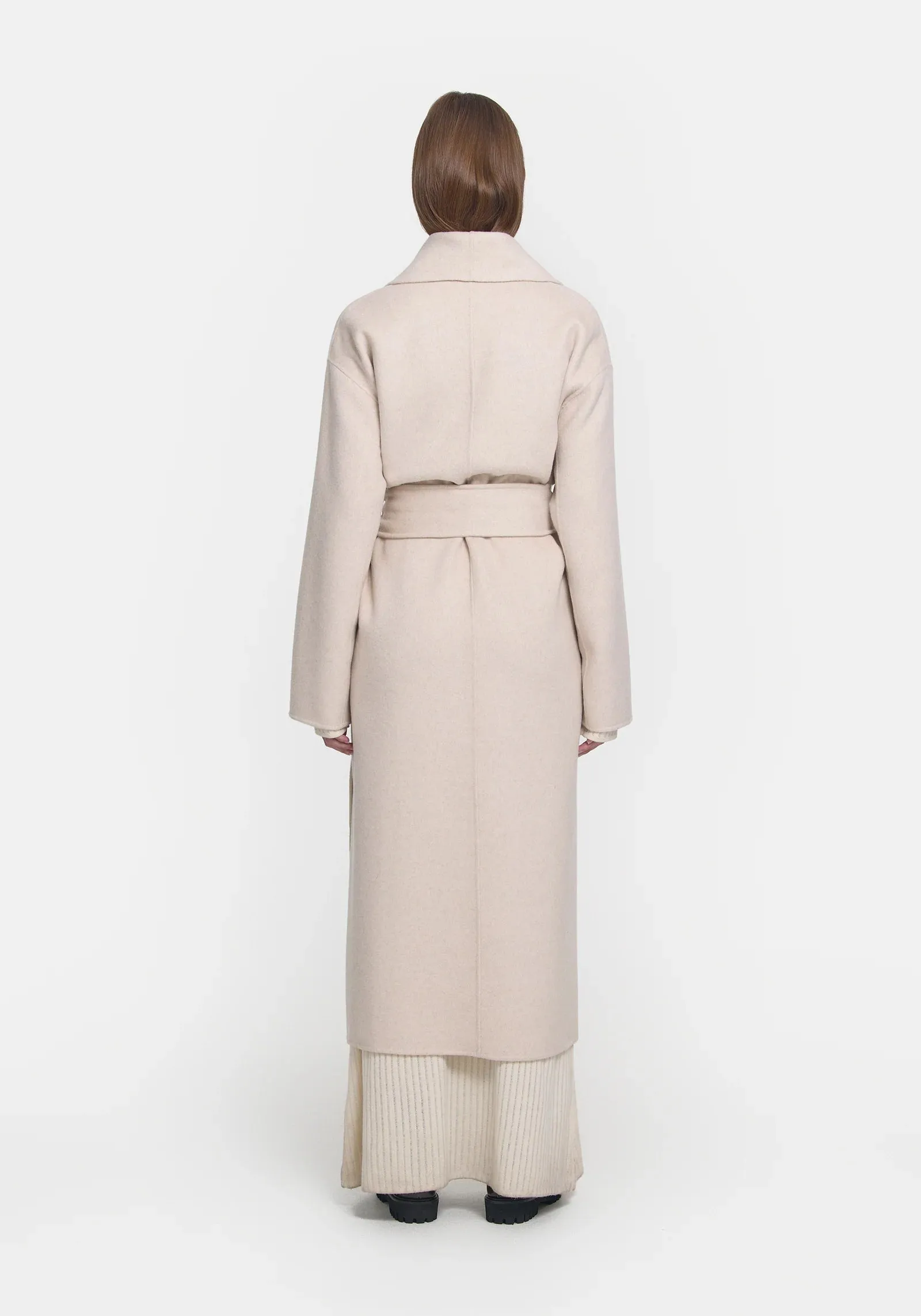 Ascension Coat- Ivory Marle