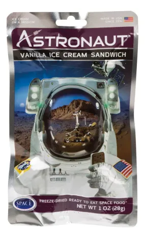 Astronaut Vanilla Ice Cream Sandwich, Vacuum Dried