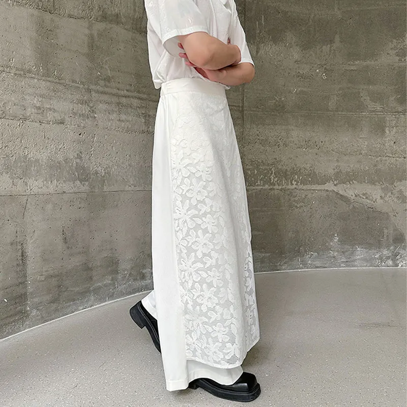 Asymmetrical Casual Wide-leg Trousers