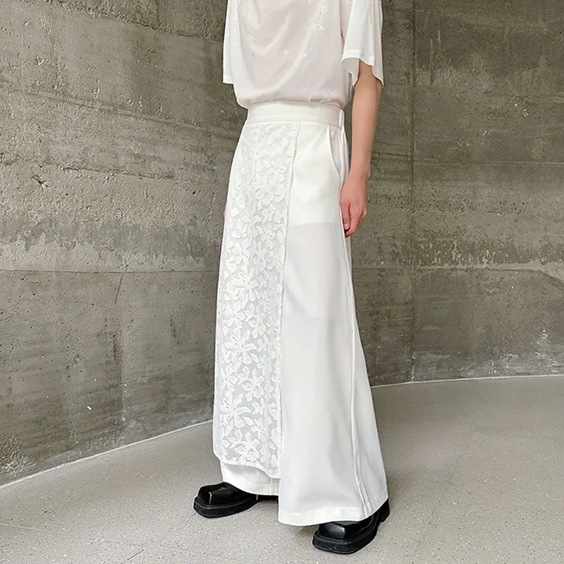 Asymmetrical Casual Wide-leg Trousers