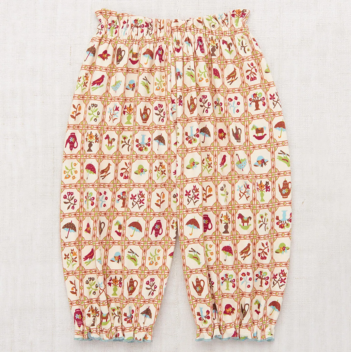 Baby Balloon Pant in String Trellis by Misha & Puff