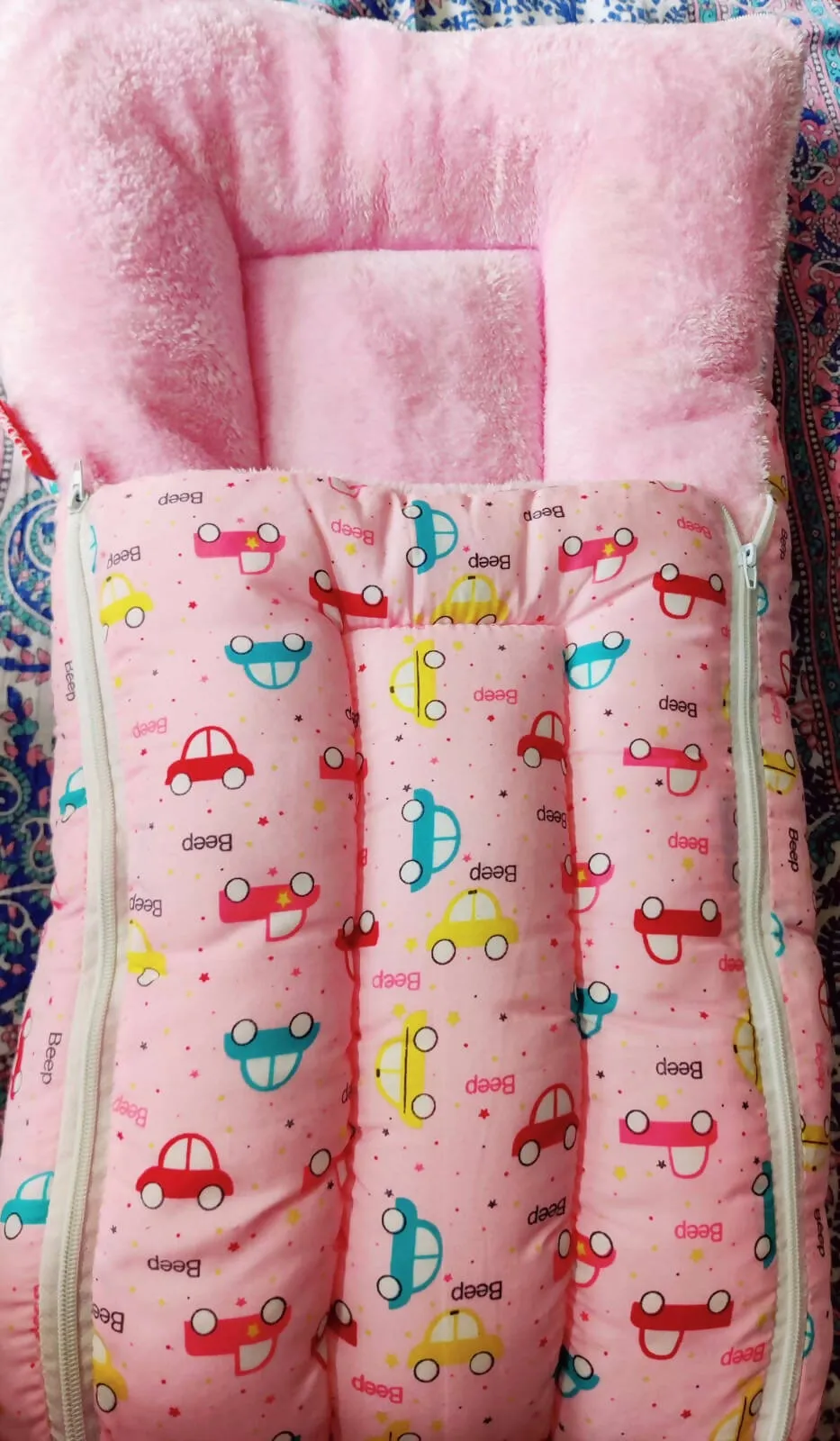 Baby Nest/Baby Sleeping Bag - Pink