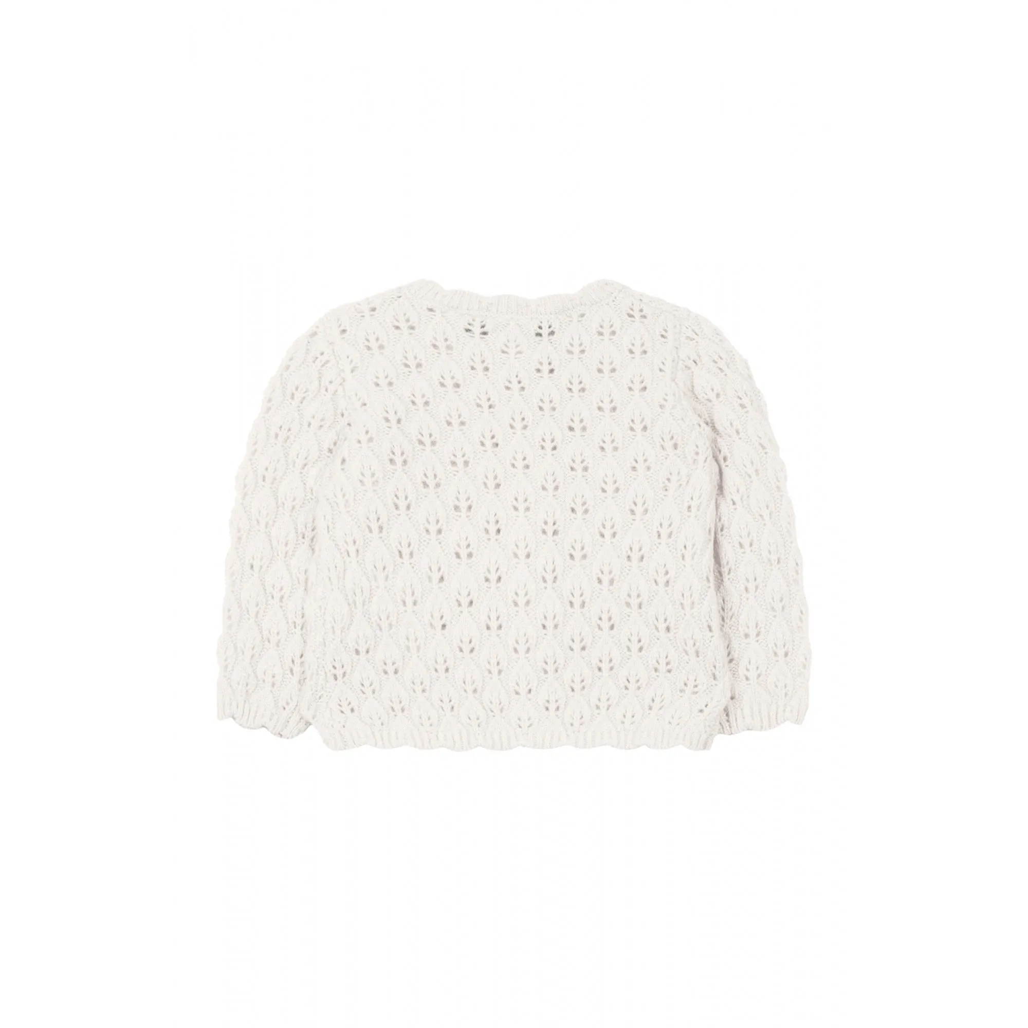 Baby Openwork Knit Cardigan