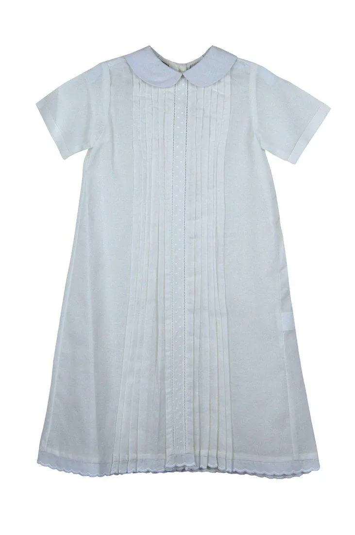 Baby Threads  Unisex White Day Gown