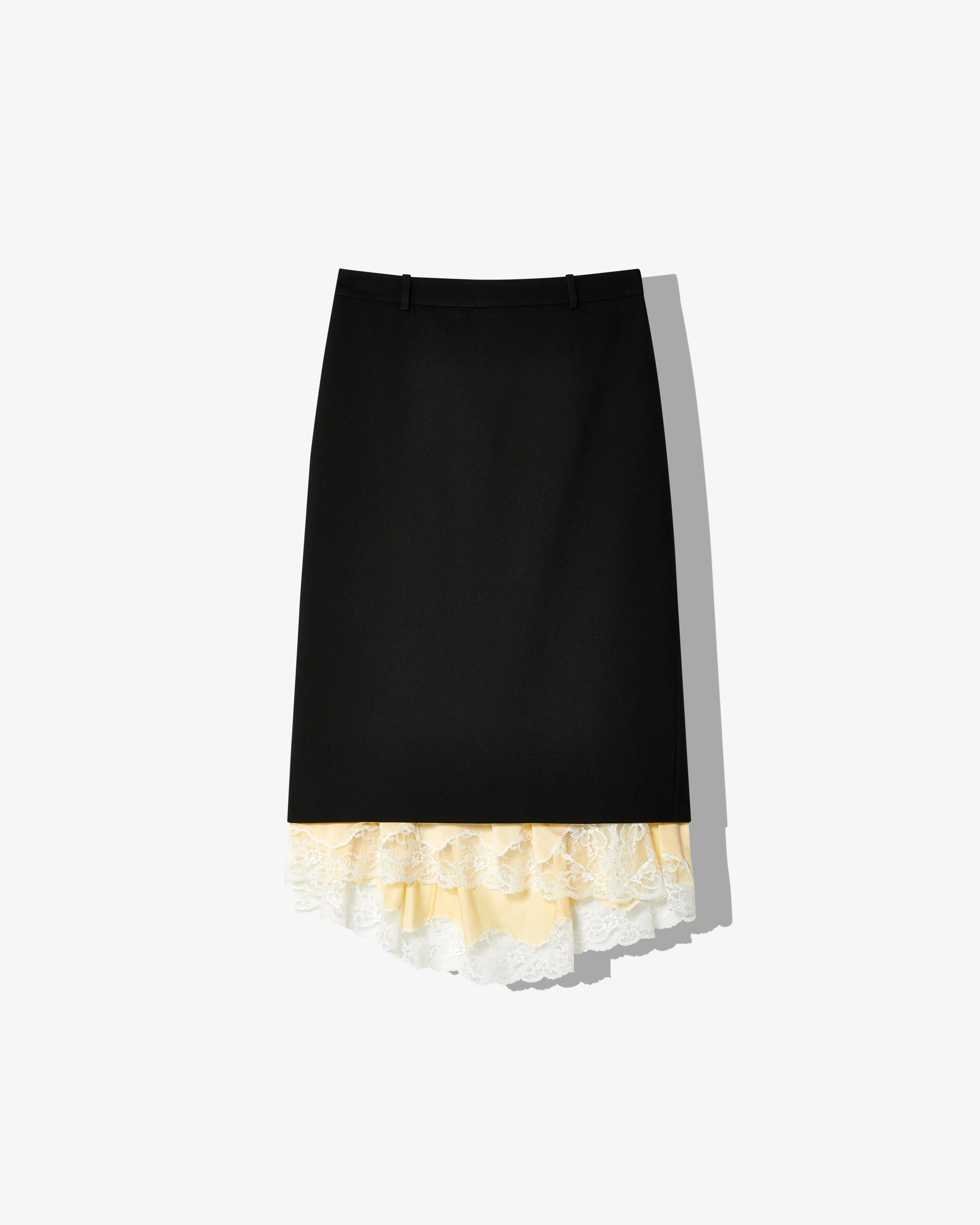 Balenciaga - Women's Lingerie Tailored Skirt - (Black/Cream)