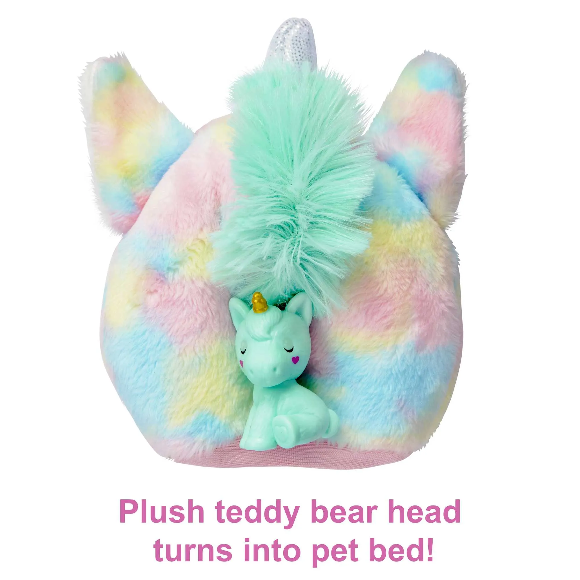 Barbie Doll Cutie Reveal Unicorn Plush Costume Doll With Pet, Color Change