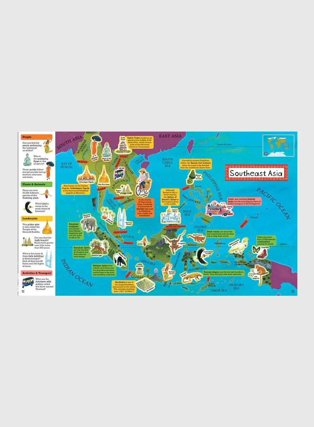 Barefoot Books World Atlas Sticker Book