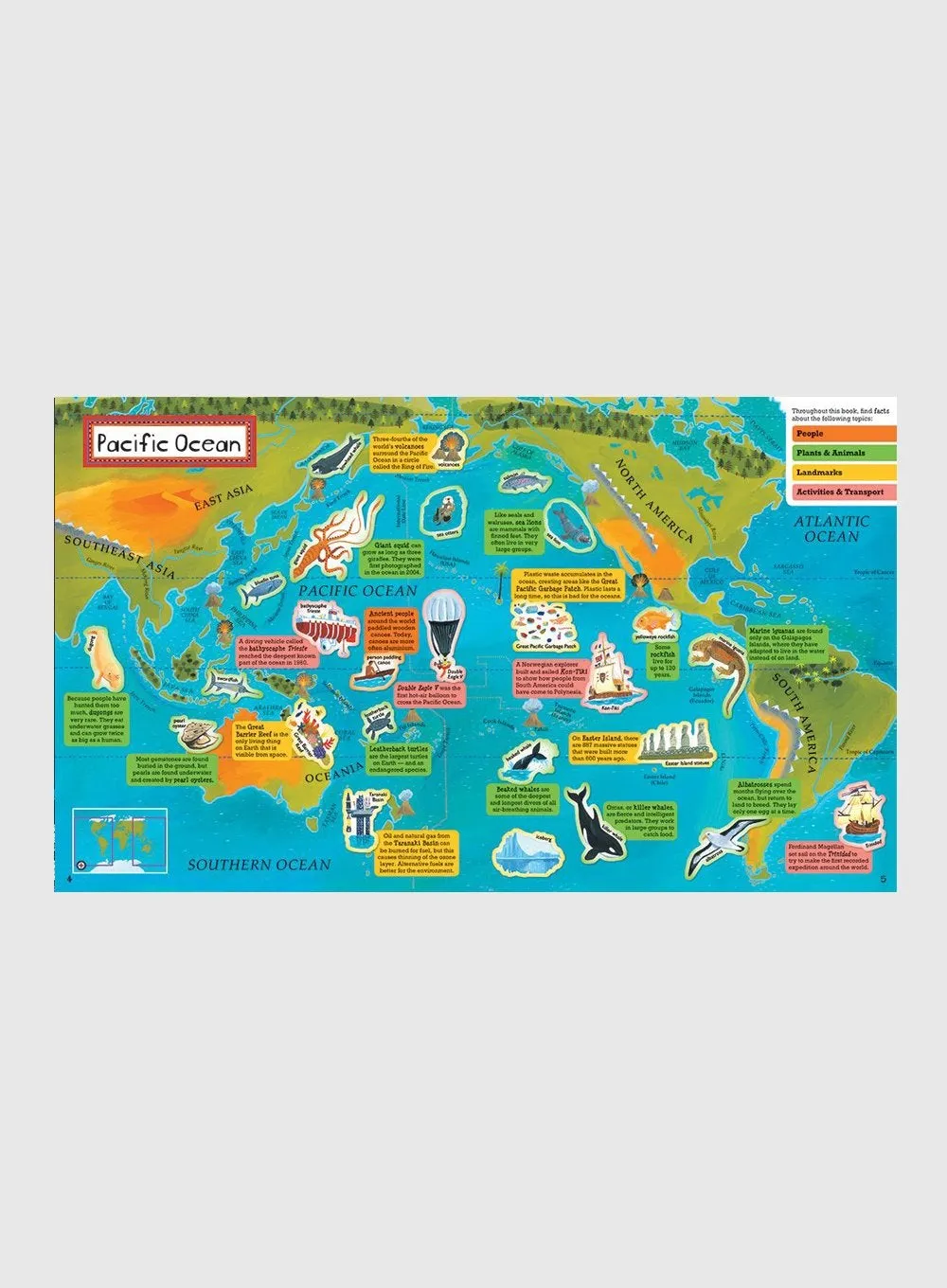 Barefoot Books World Atlas Sticker Book