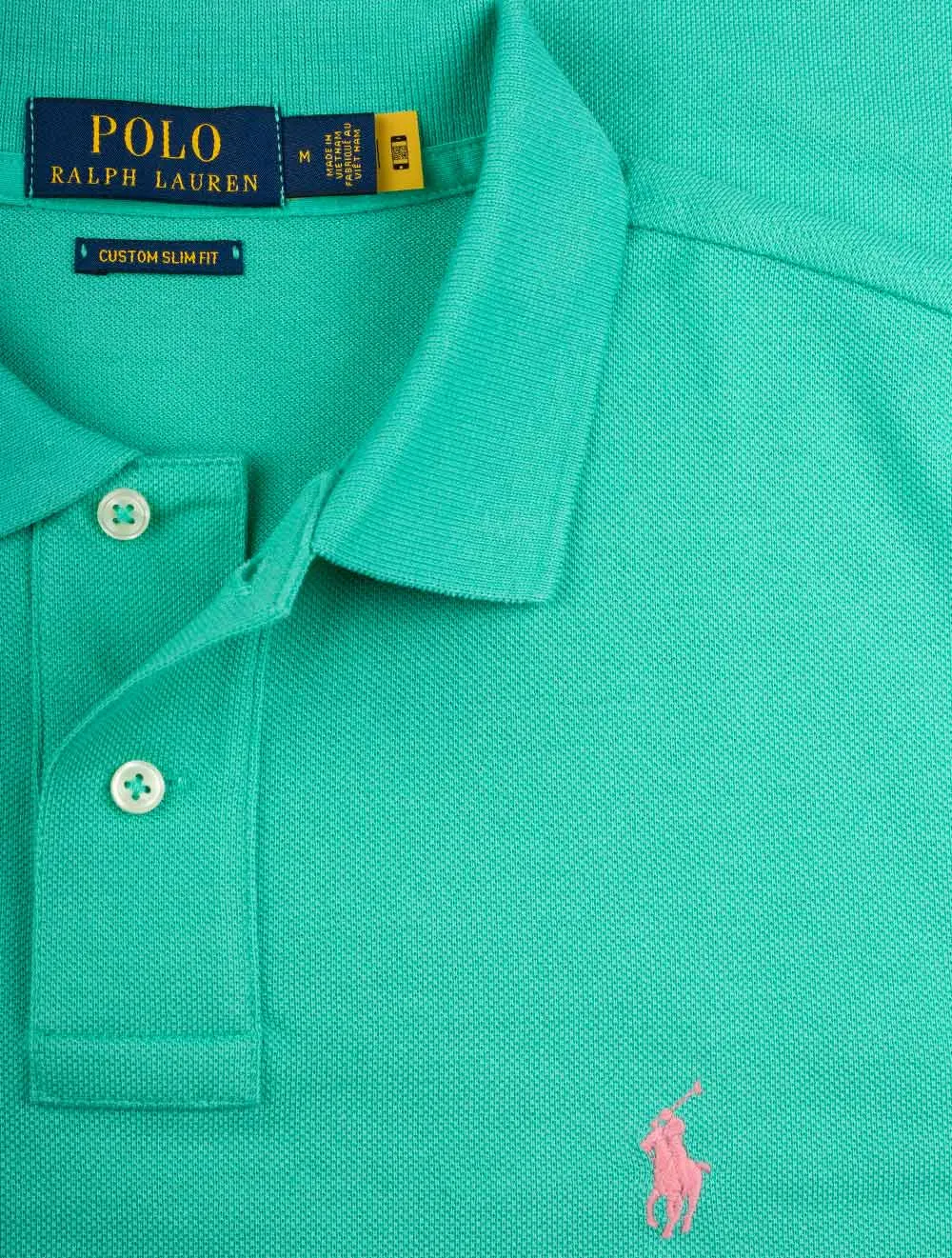 Basic Short Sleeve Polo Green