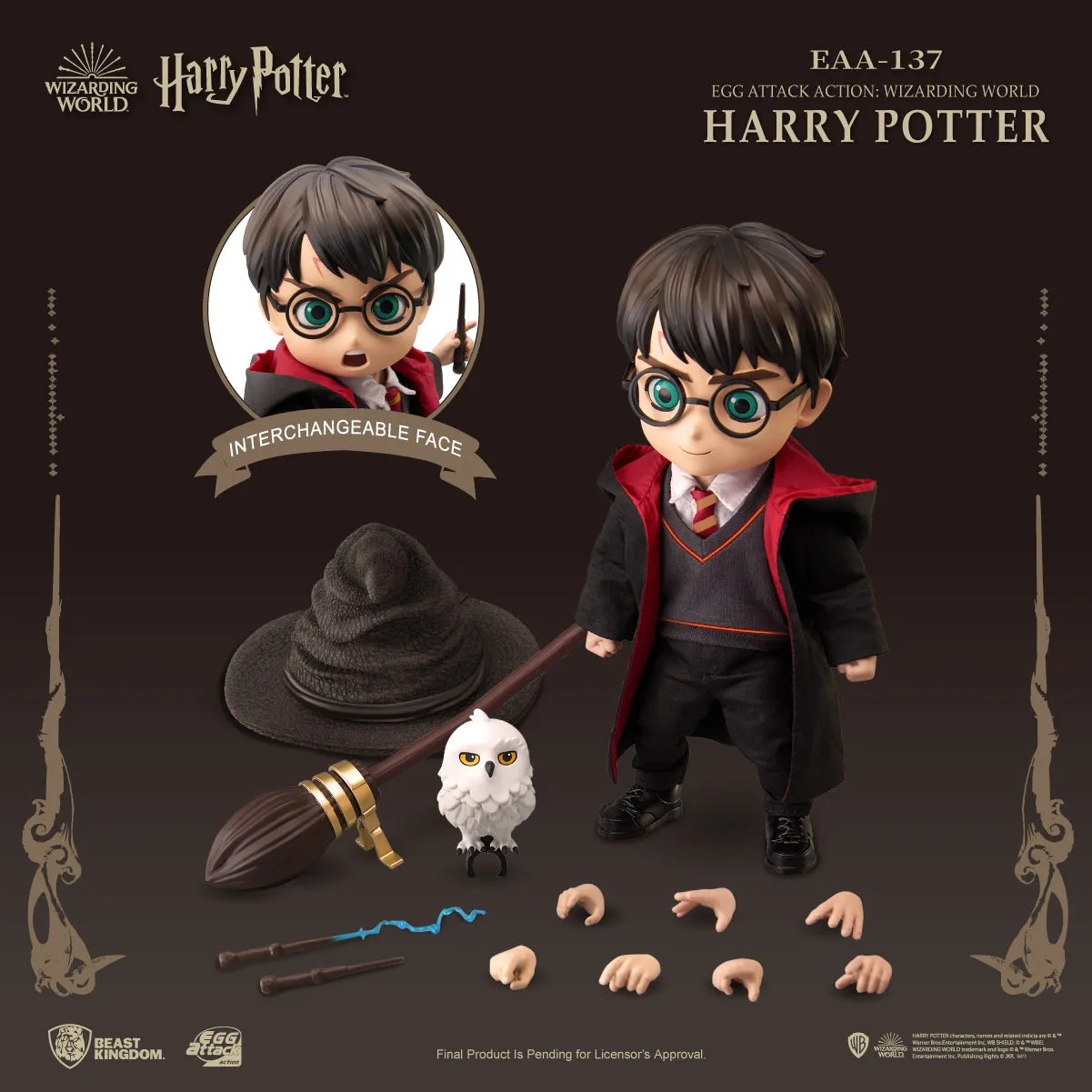 Beast Kingdom EAA-137 Harry Potter Wizarding World Egg Attack Action Figure