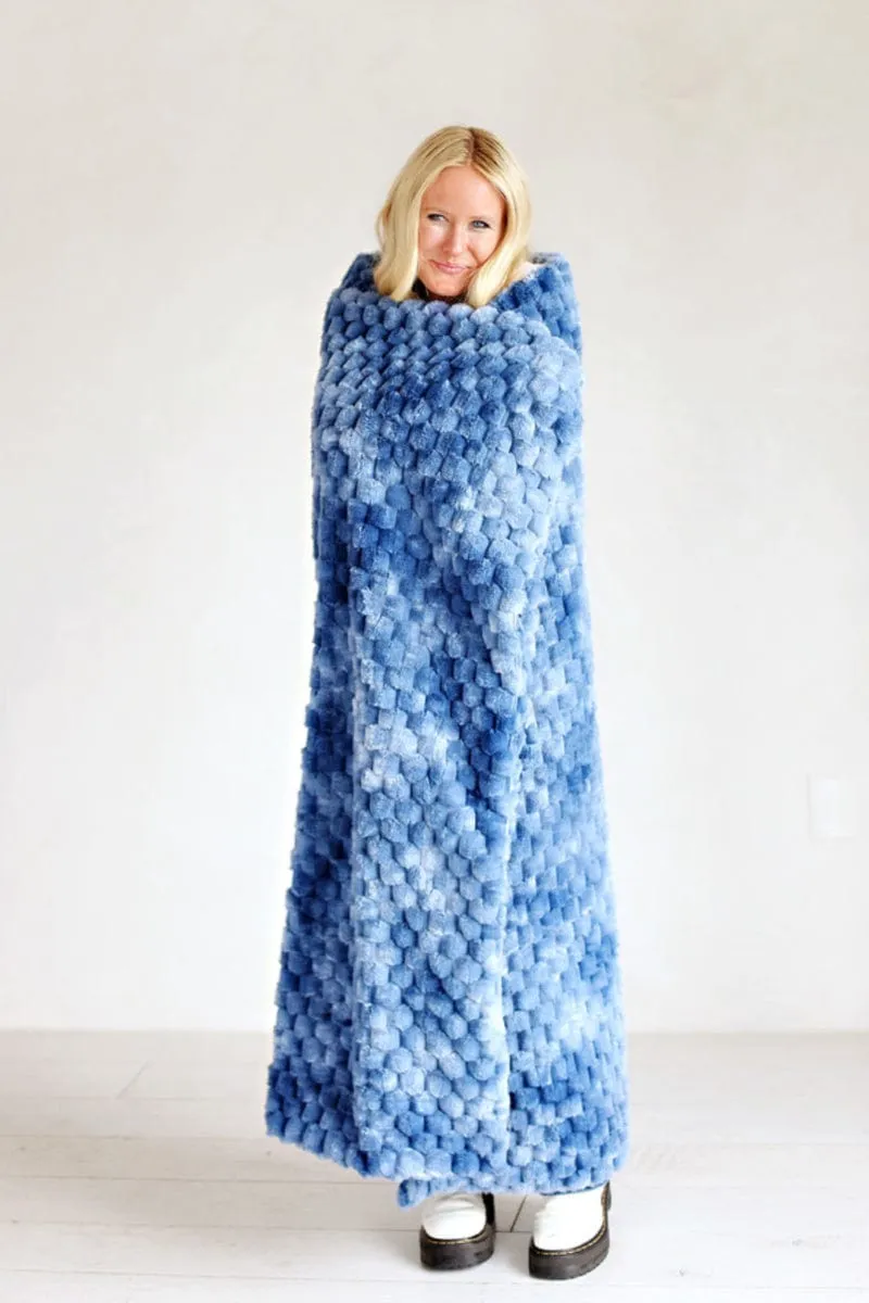 Belgian Waffle Blueberry Blanket