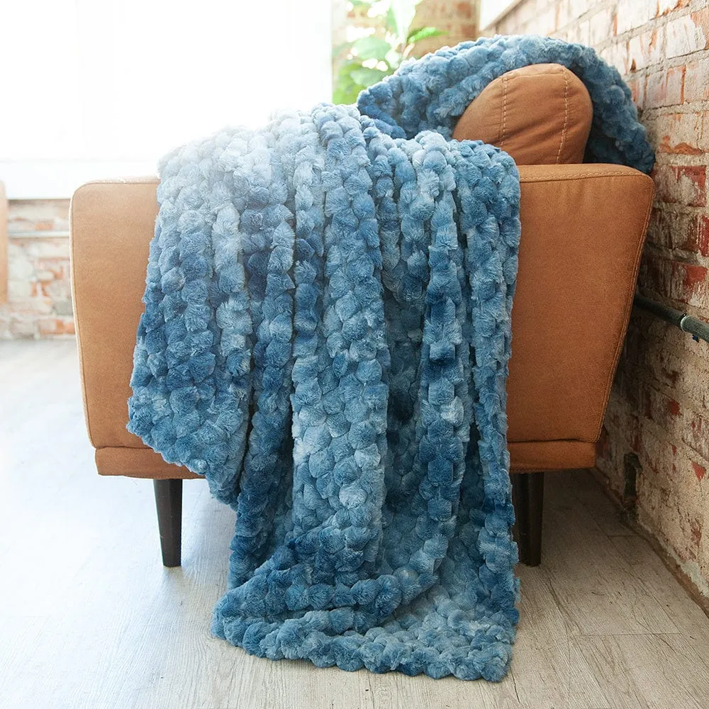 Belgian Waffle Blueberry Blanket