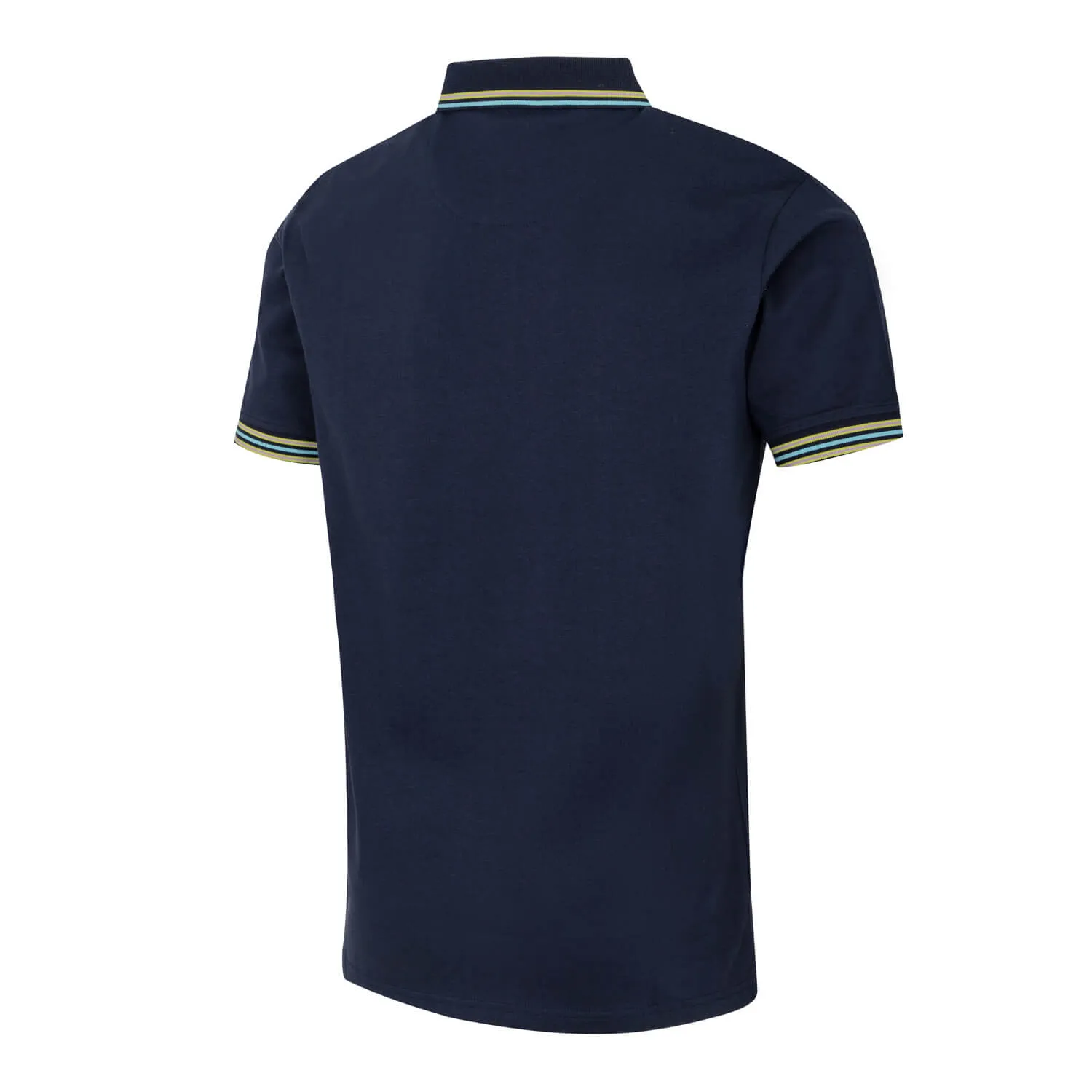 Bernabéu Neon Lights Polo Hombre talle en Cuello Azul