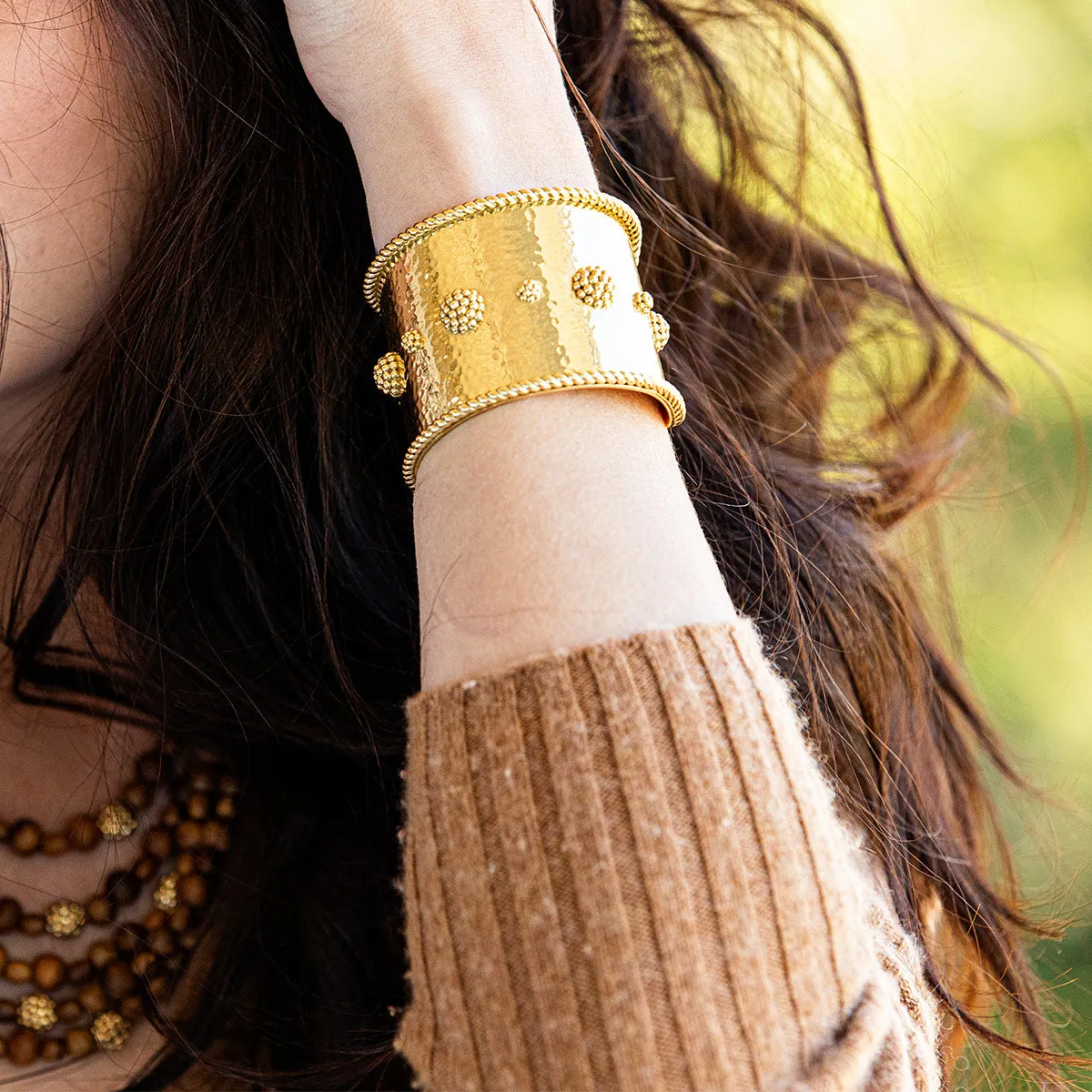 Berry Grande Cuff - Gold