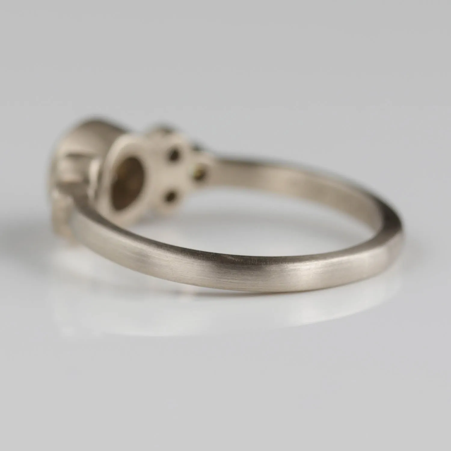 Bezel-set Seven Stone Cluster Ring